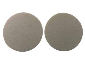 A set of two monotub air filters for mushroom and plant growing is shown side by side on a white background.
