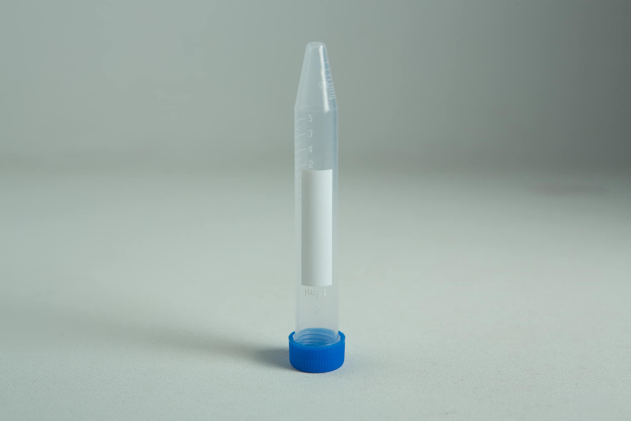 The Plantcell Synthetic Seed Starter Kit includes a clear plastic test tube with a blue screw cap, shown standing upright on a light surface.